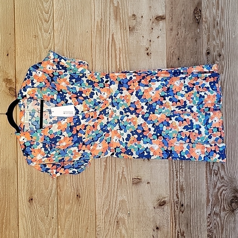Molly Bracken Size Small Watercolor Floral Meadow Dress NWT